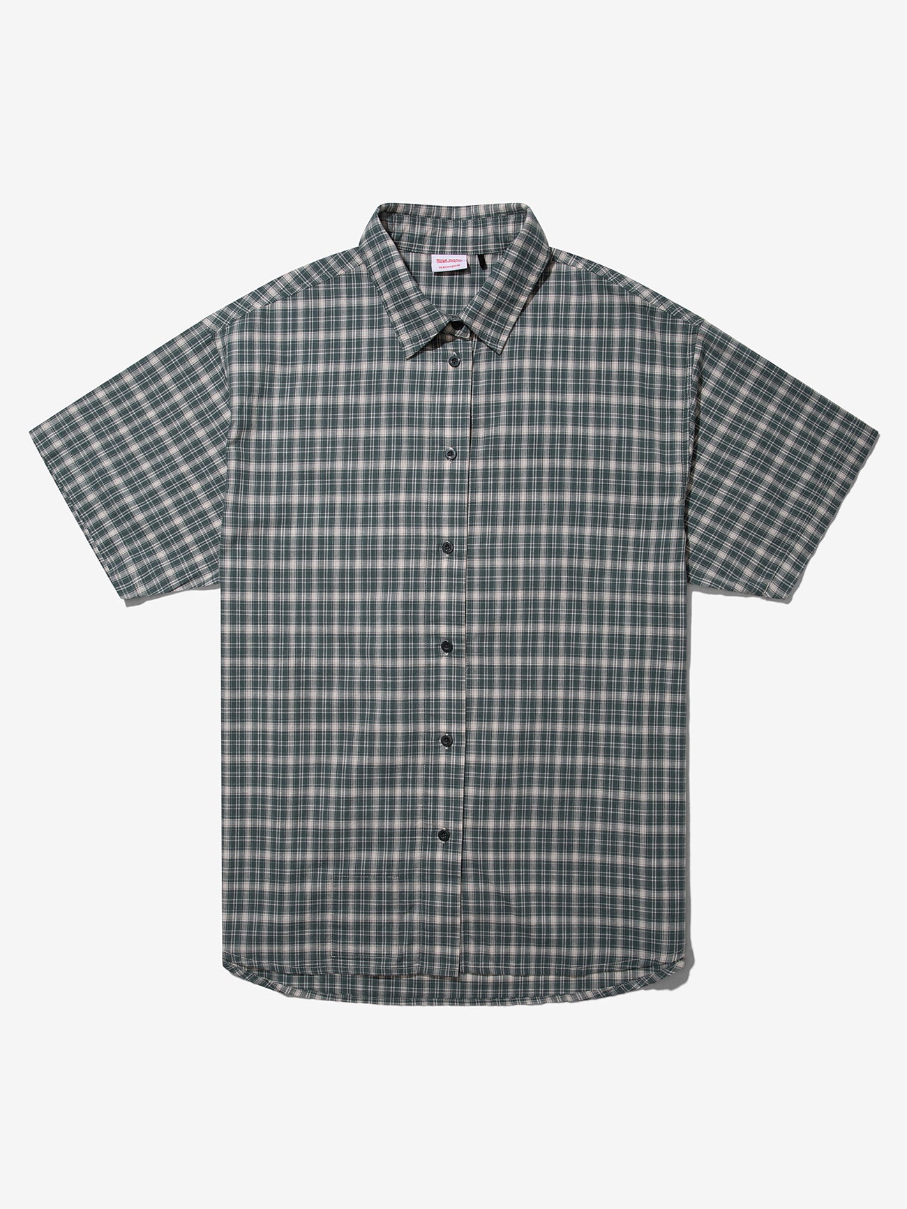 Hard Yakka Create Womens - Short Sleeve Check Shirt - Scrubs Green