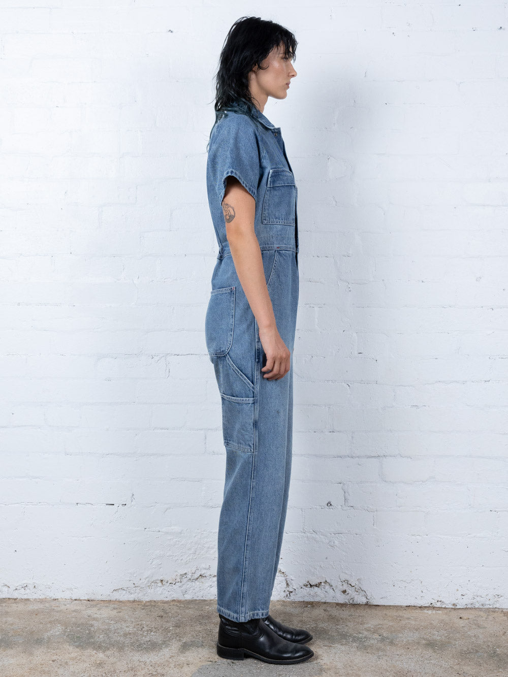 Hard Yakka Create Womens - Utility Coverall - Weathered Blue