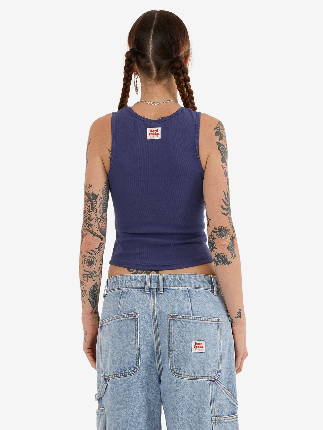 Hard Yakka Create Womens - Work Rib Tank - Yakka Blue