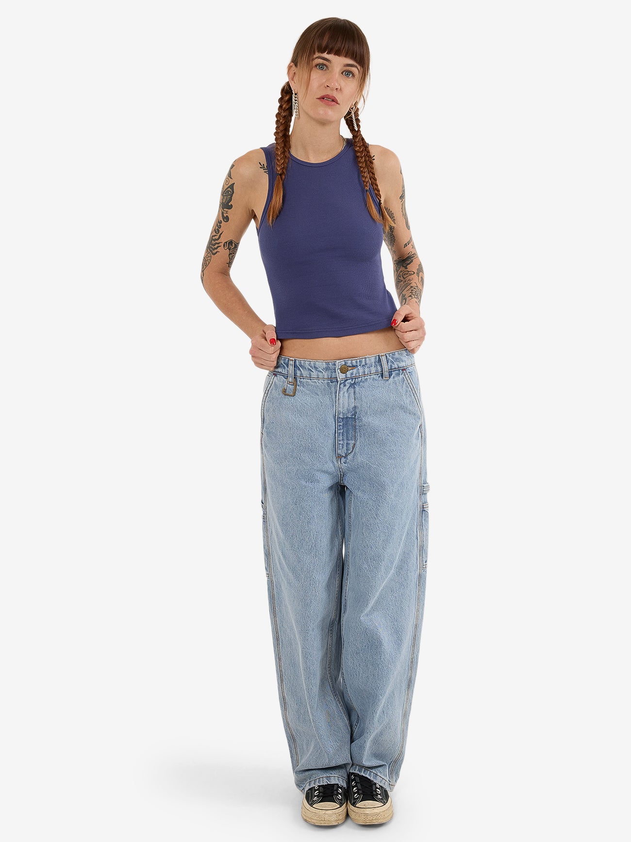 Hard Yakka Create Womens - Work Rib Tank - Yakka Blue