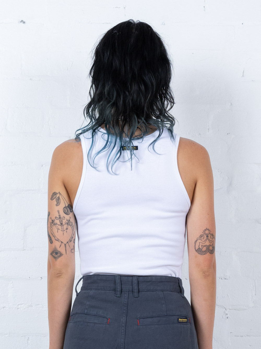 Hard Yakka Create - Rib Work Tank - White