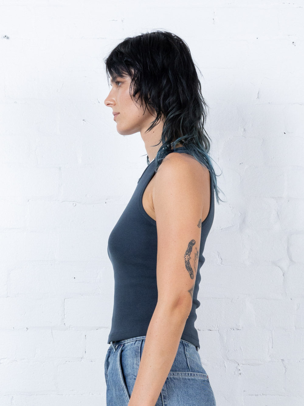 Hard Yakka Create Womens - Rib Work Tank - Yakka Petrol