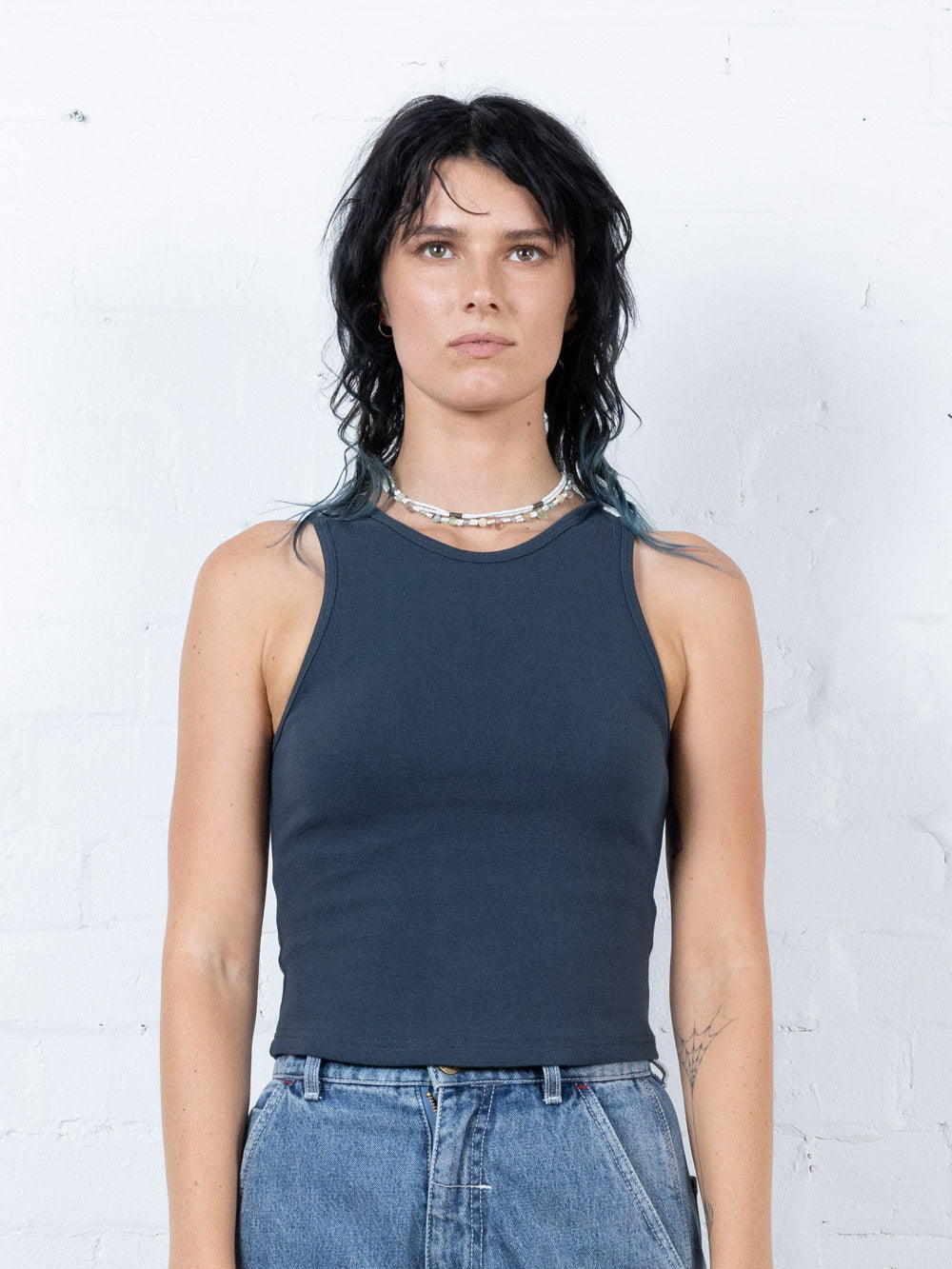 Hard Yakka Create Womens - Rib Work Tank - Yakka Petrol