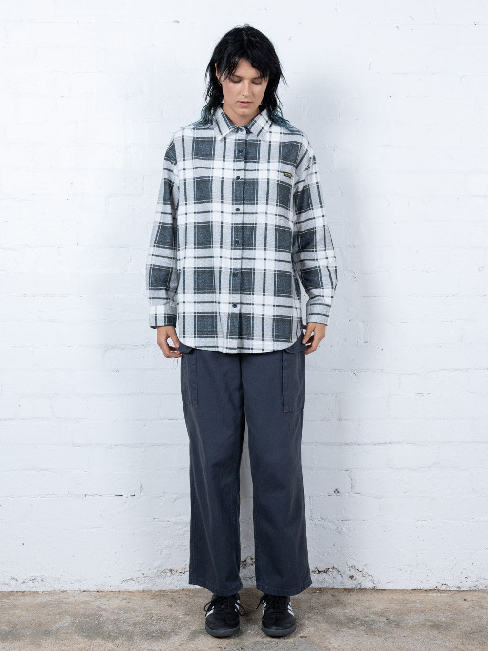 Hard Yakka Create Womens - Foundation Long Sleeve Shirt - Yakka Petrol