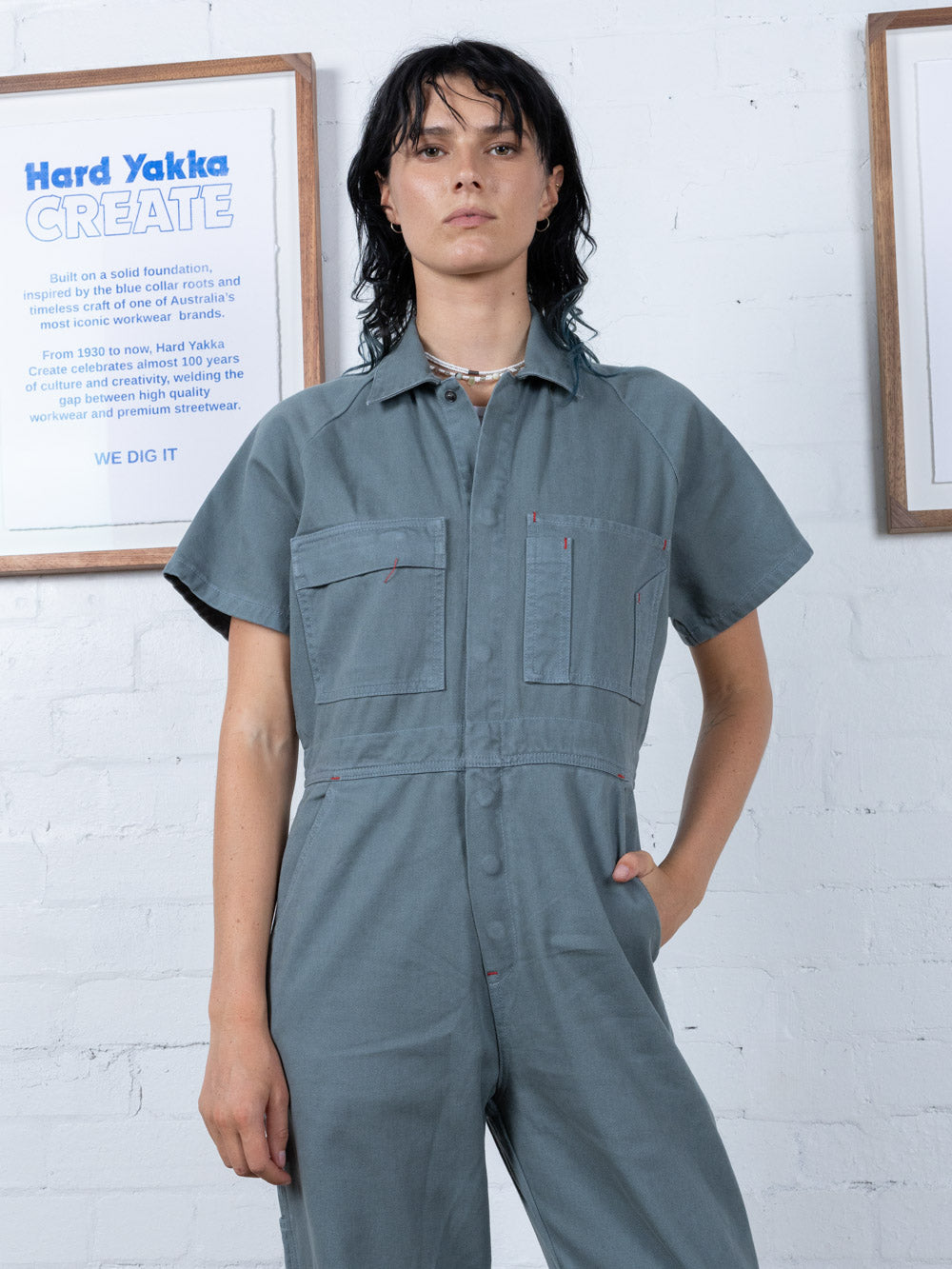 Hard Yakka Create Womens - Utility Coverall - Scrubs Green