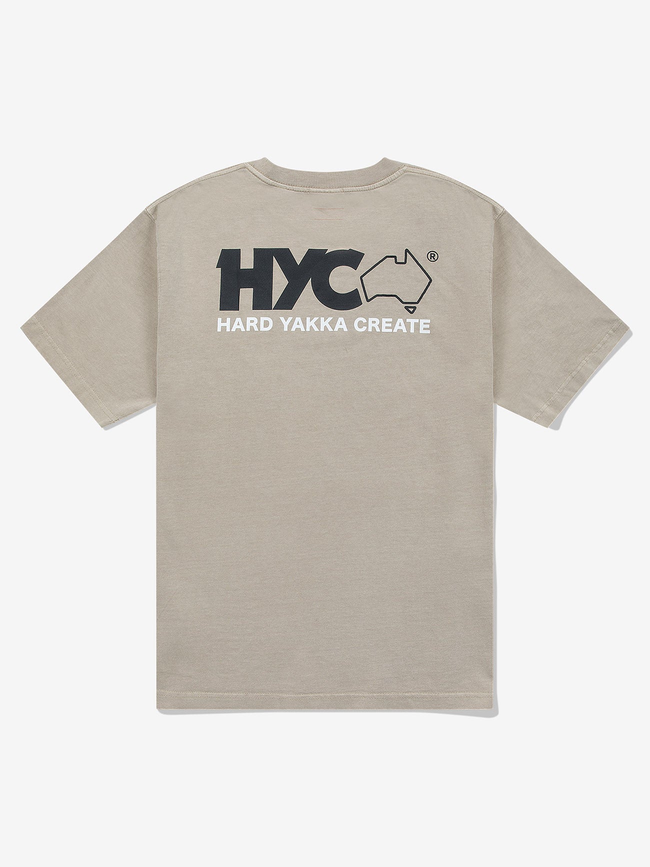 Hard Yakka Create Mens - Token Oversize Fit Tee - Plaza Taupe