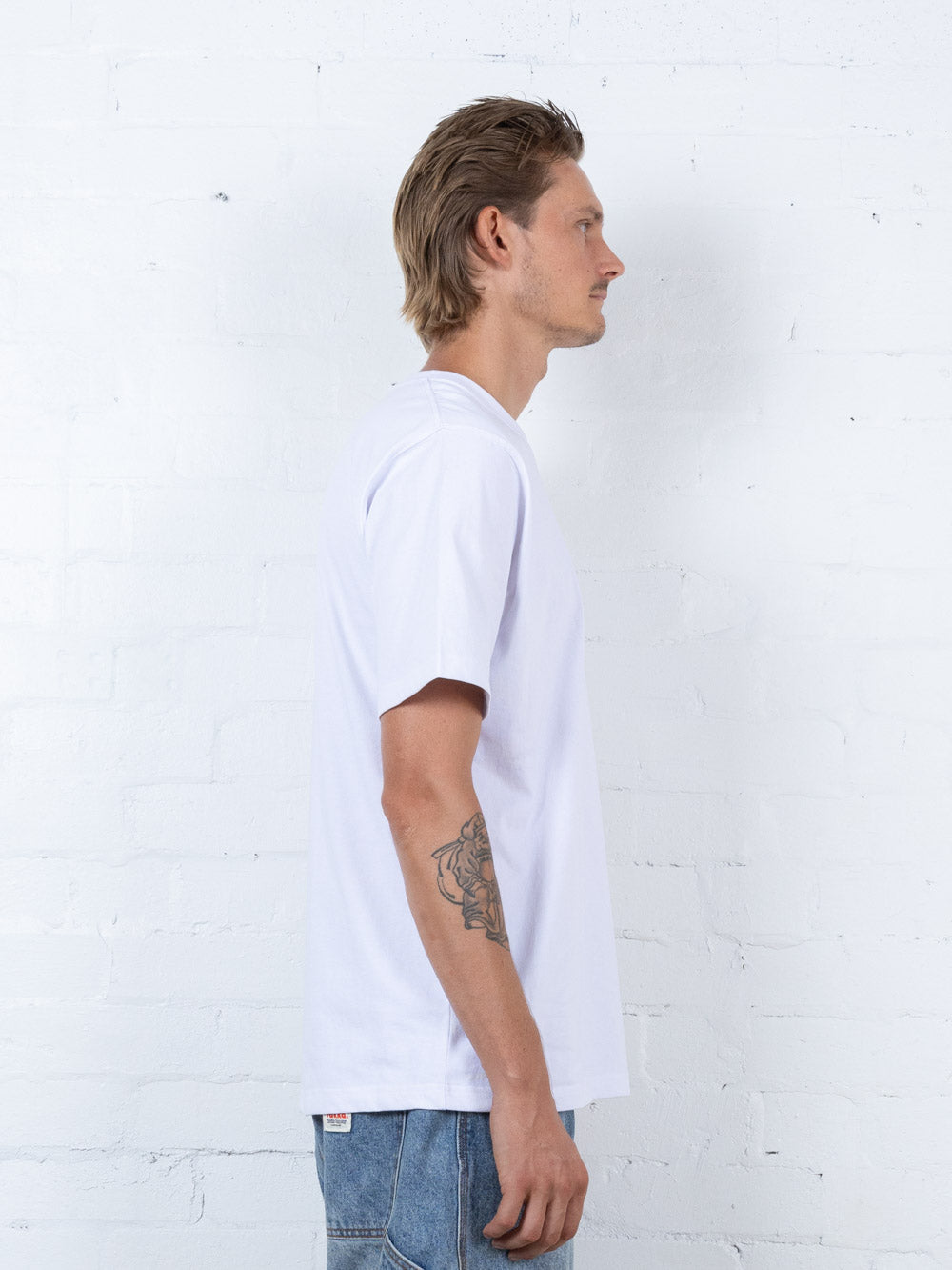 Hard Yakka Create Mens - Workmate Oversize Fit Tee - White