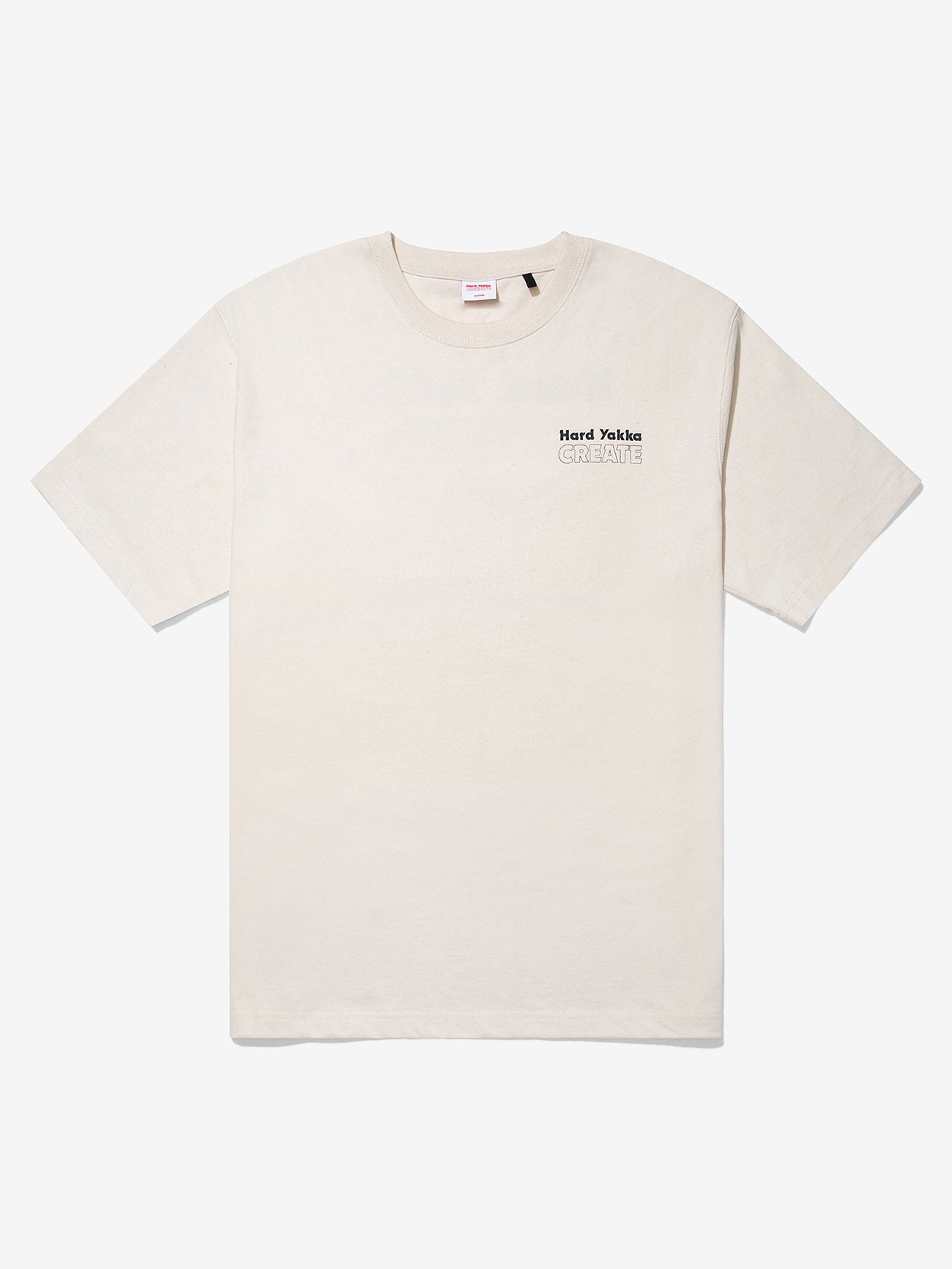 Hard Yakka Create Mens - Tough Going Oversize Fit Tee - Unbleached
