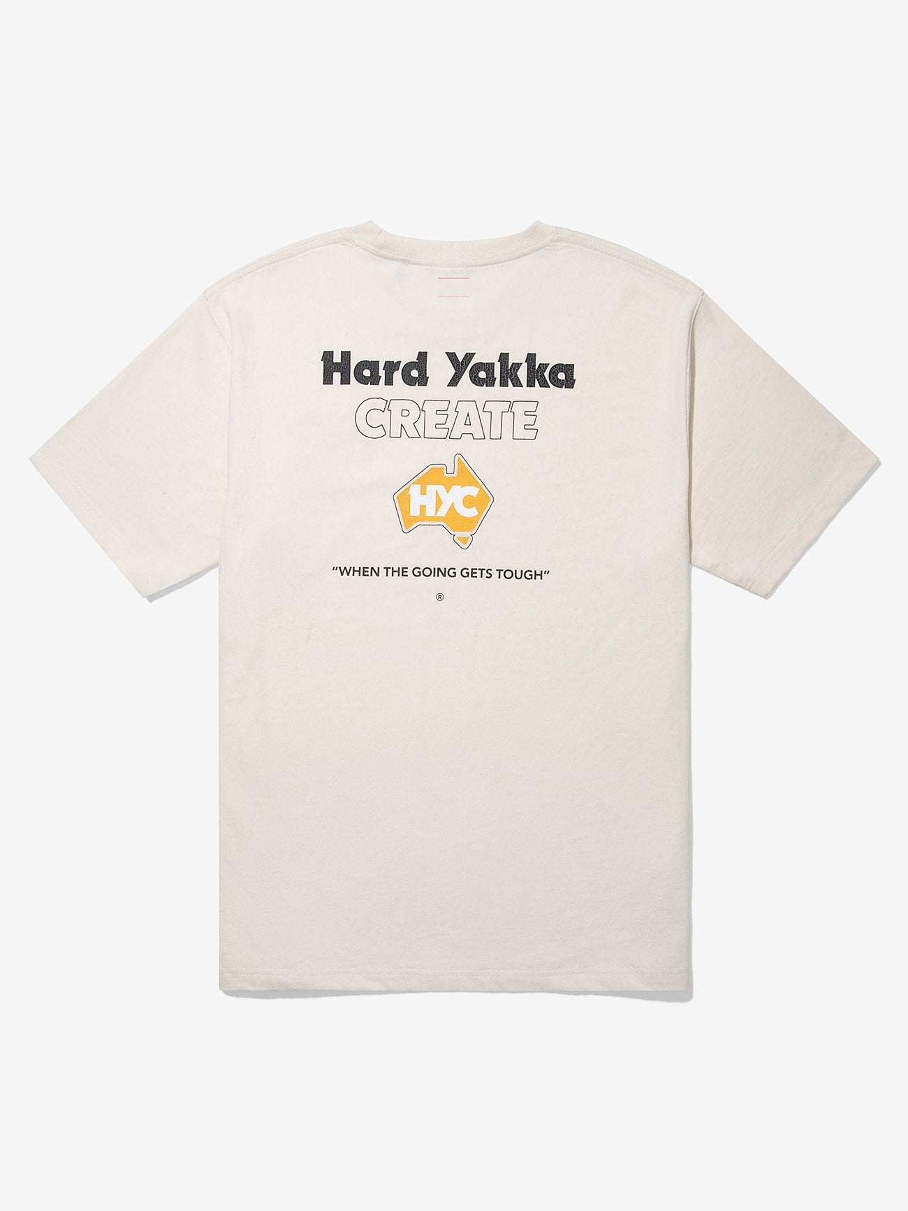 Hard Yakka Create Mens - Tough Going Oversize Fit Tee - Unbleached