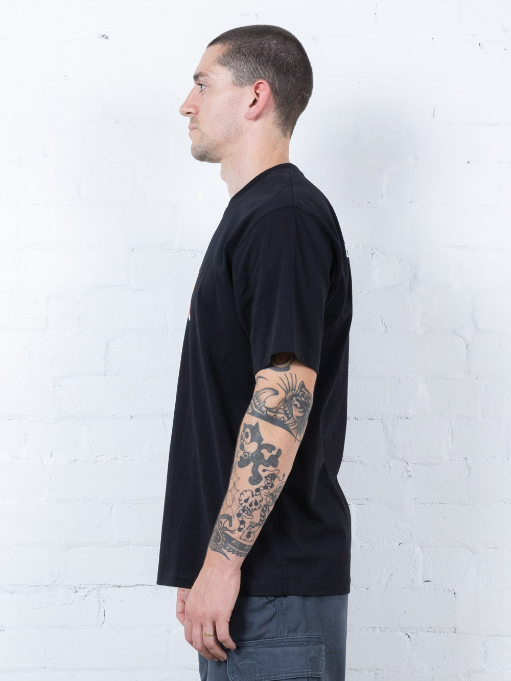 Hard Yakka Create Mens - Welded Oversize Fit Tee - Black