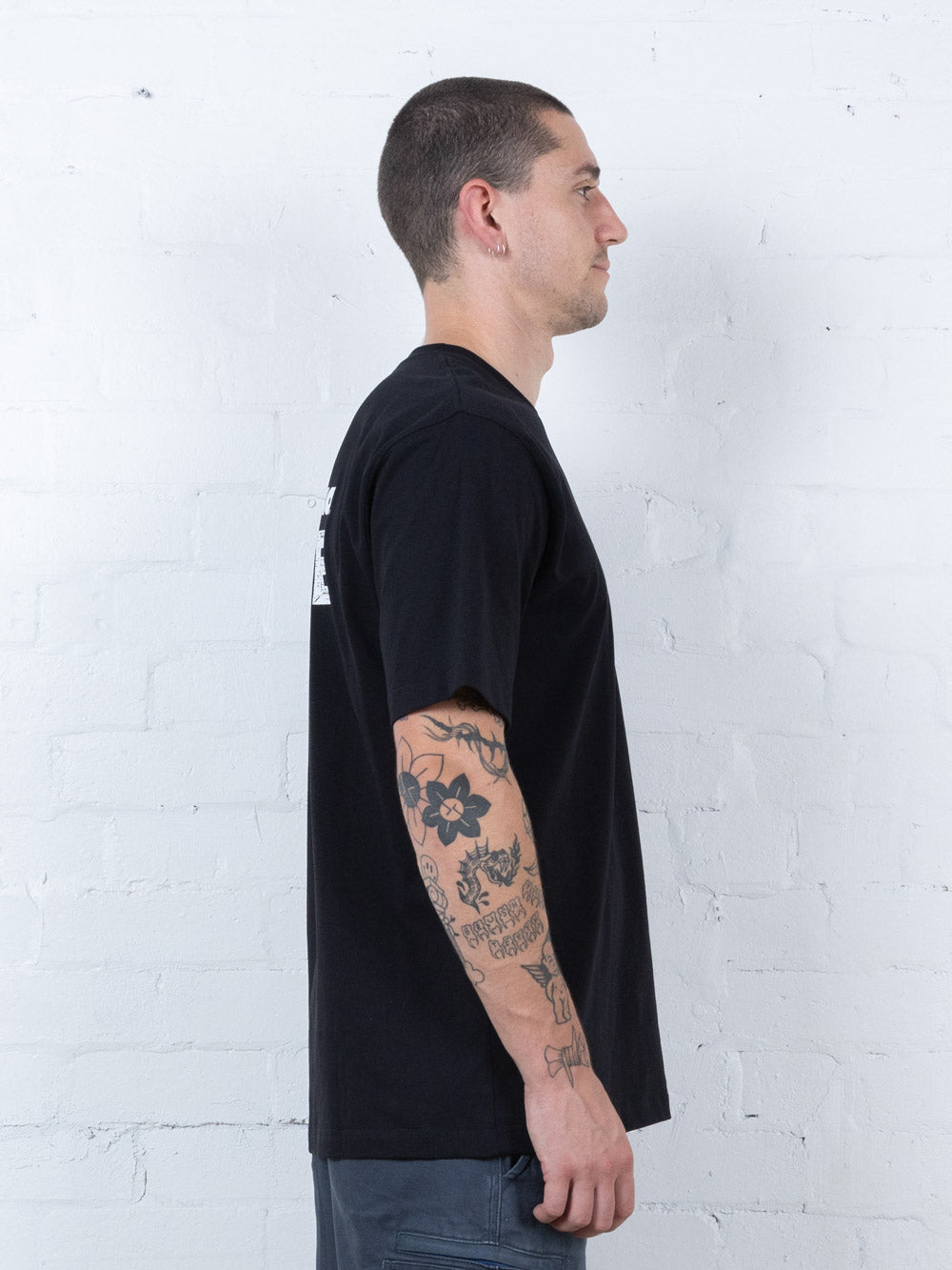 Hard Yakka Create Mens - Welded Oversize Fit Tee - Black