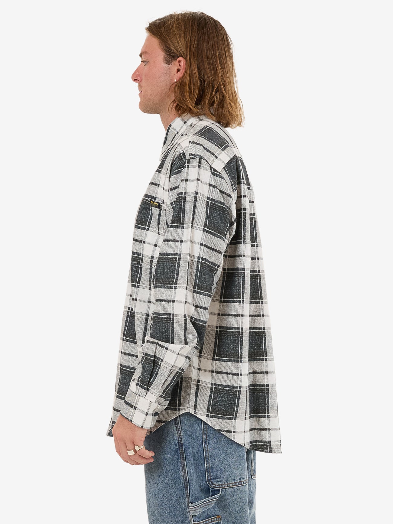 Hard Yakka Create Mens - Foundation Long Sleeve Shirt - Yakka Petrol