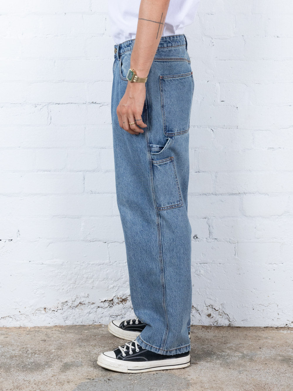 Hard Yakka Create Mens - Workshop Jean - Weathered Blue