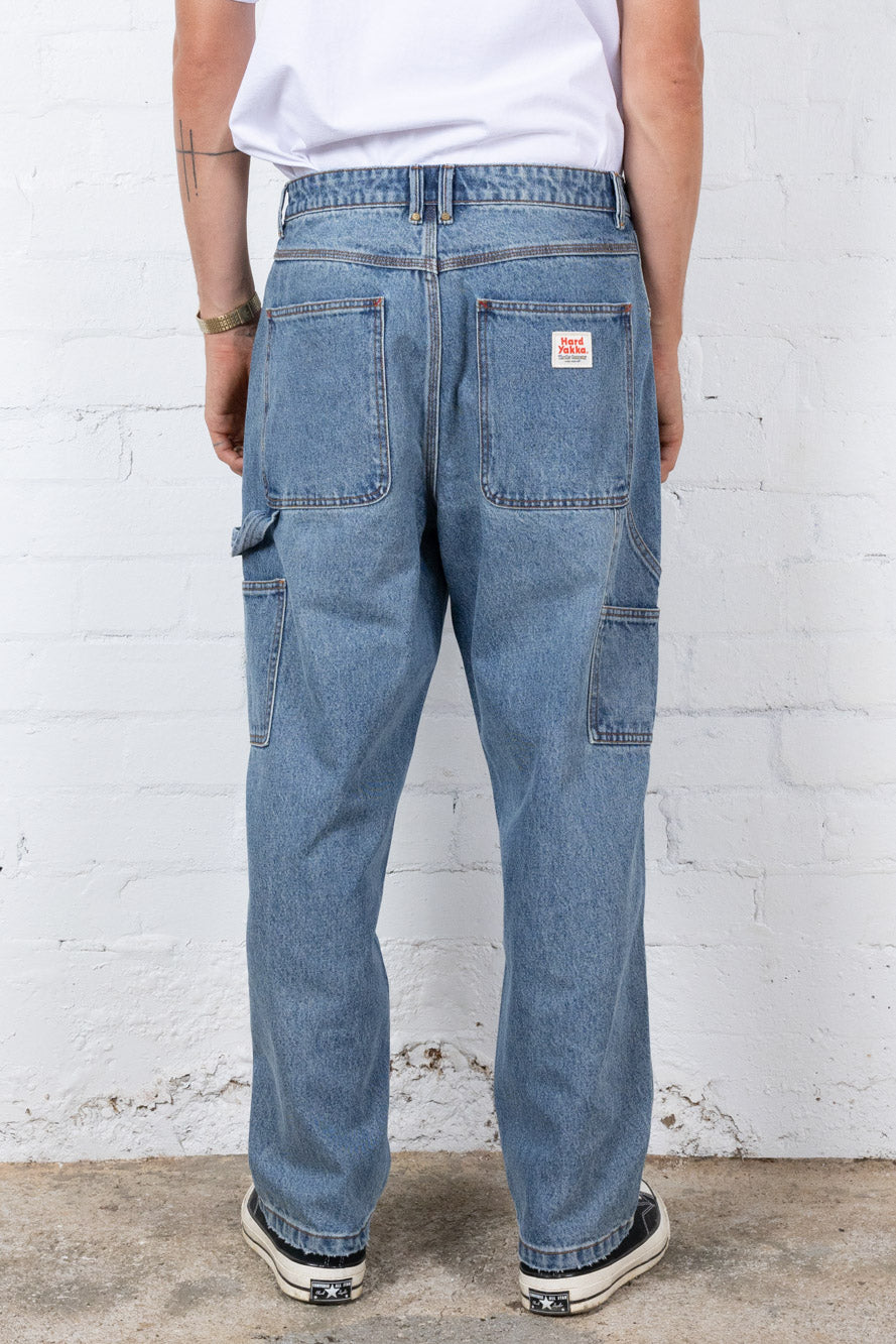 Hard Yakka Create Mens - Workshop Jean - Weathered Blue