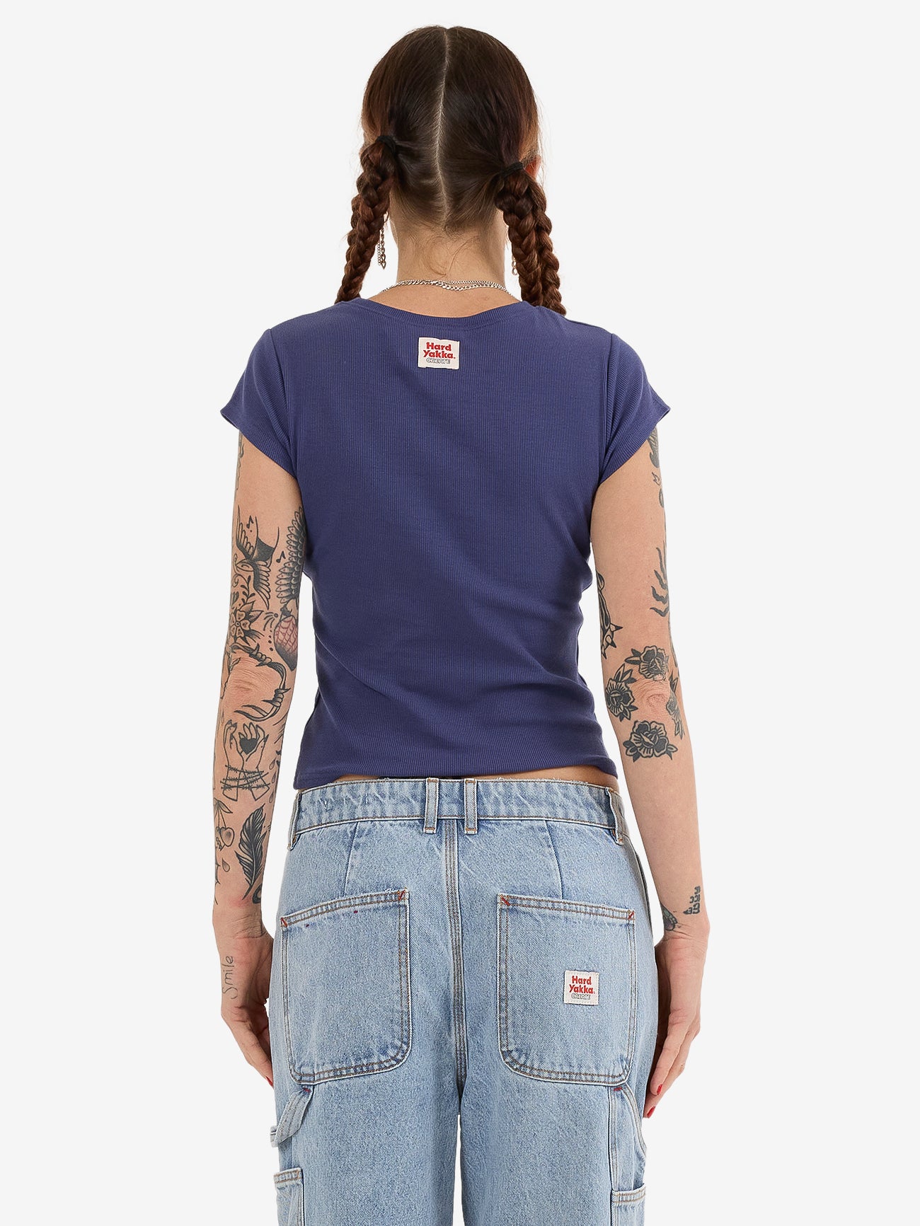 Hard Yakka Create Womens - Flora Core Tee - Yakka Blue