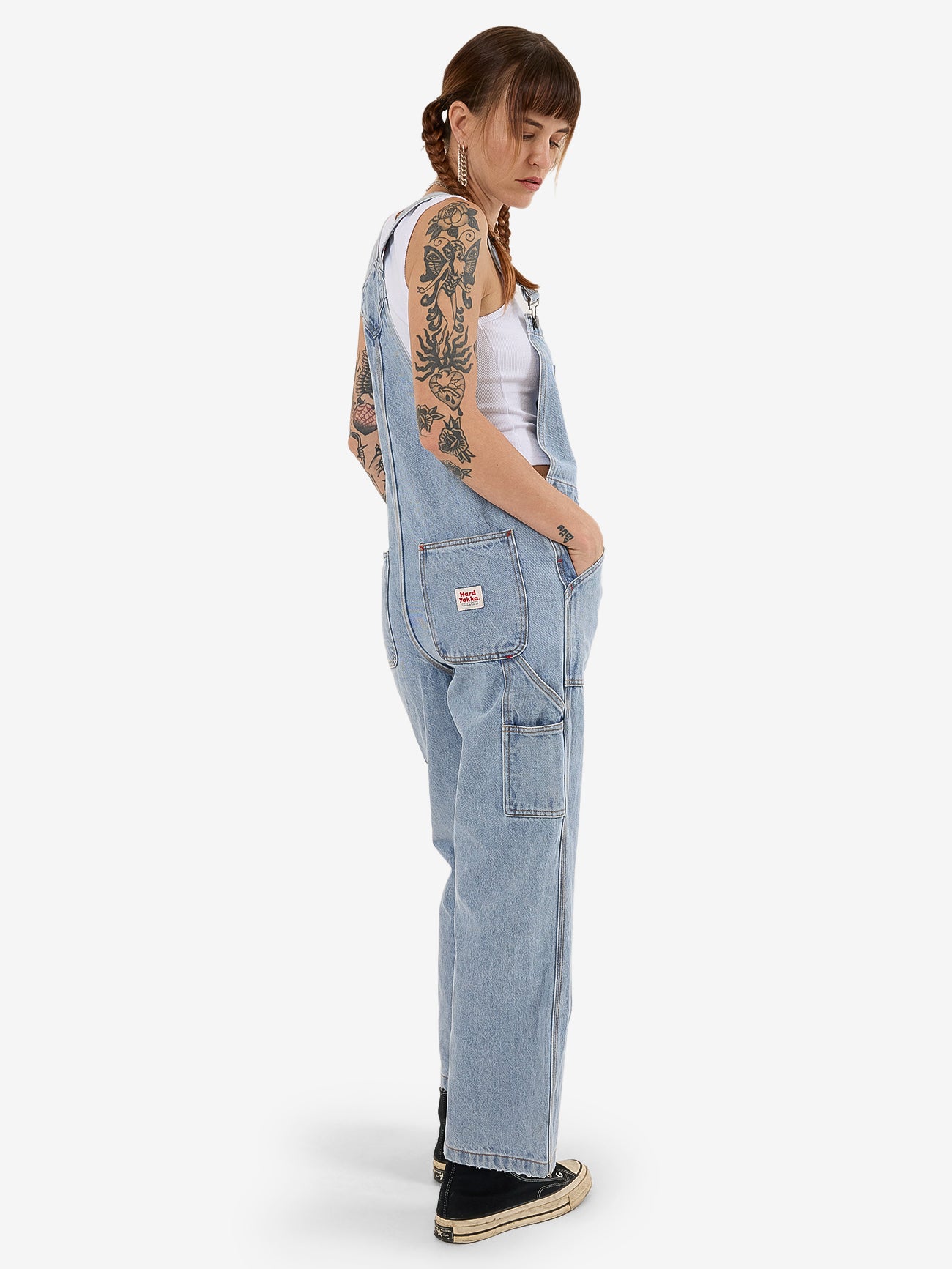 Hard Yakka Create Womens - Denim Overall - Azure Blue