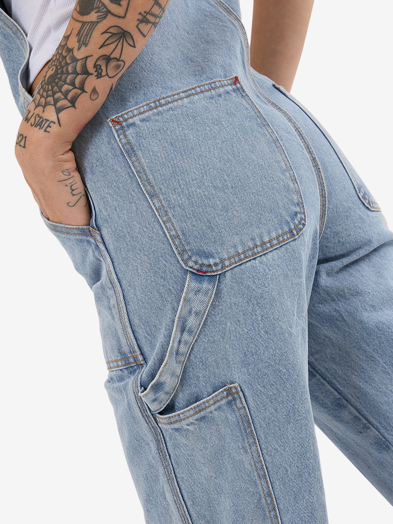 Hard Yakka Create Womens - Denim Overall - Azure Blue