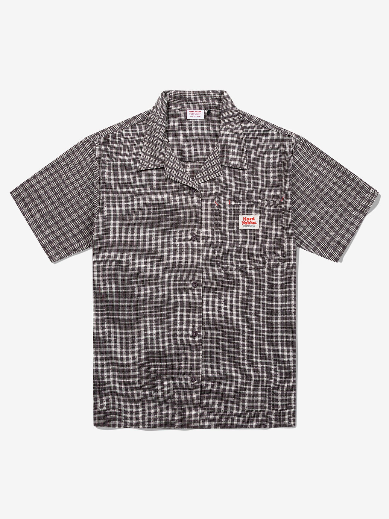 Hard Yakka Create Womens - Short Sleeve Check Shirt - Grey Ridge