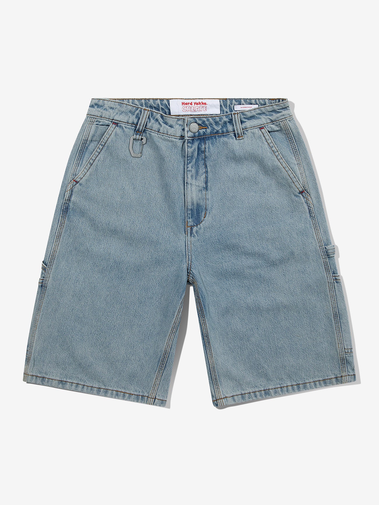 Hard Yakka Create Womens - Workshop Denim Short - Mid Blue