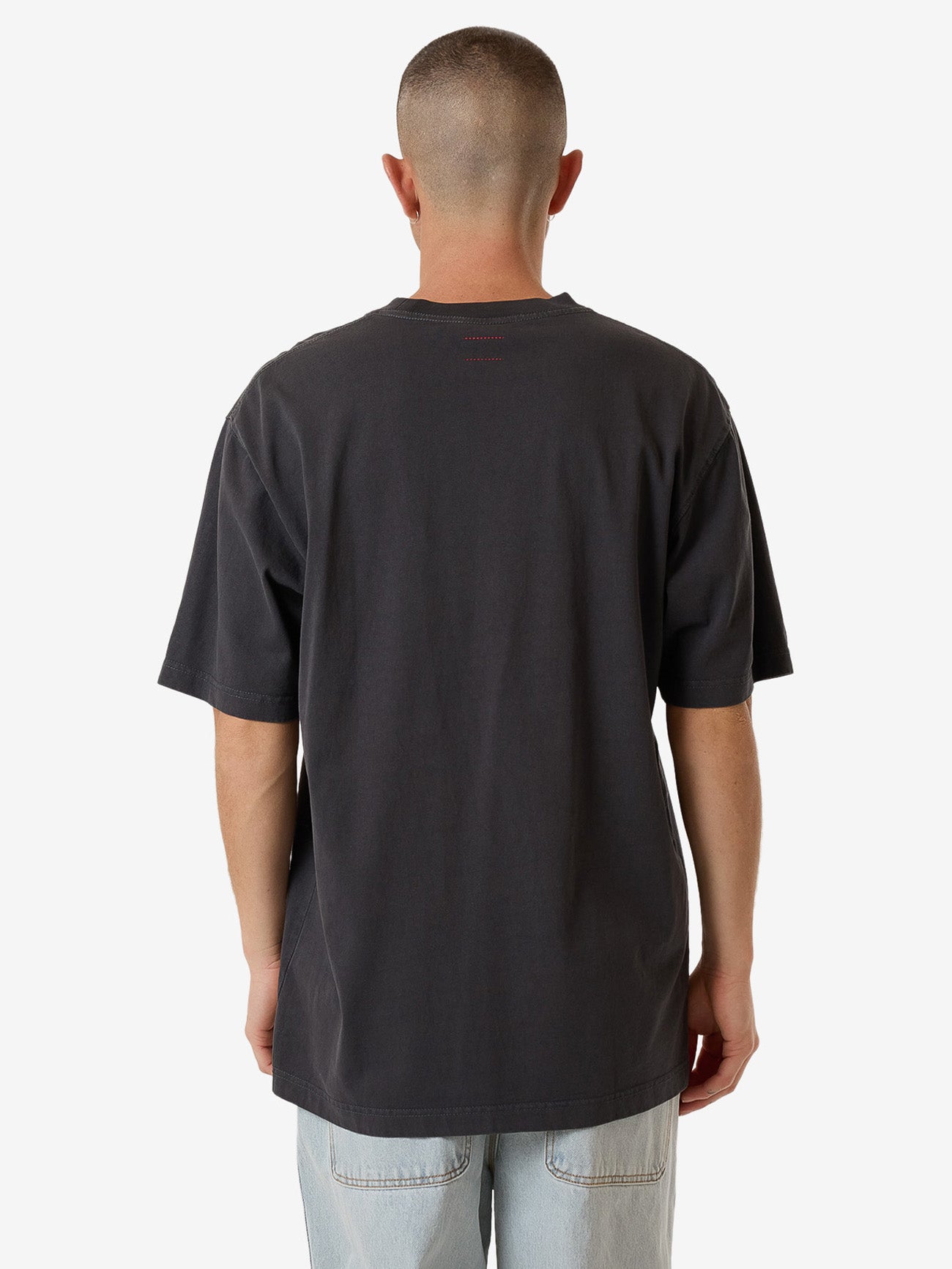 Hard Yakka Create Mens - Pile Oversize Fit Tee - Dark Charcoal