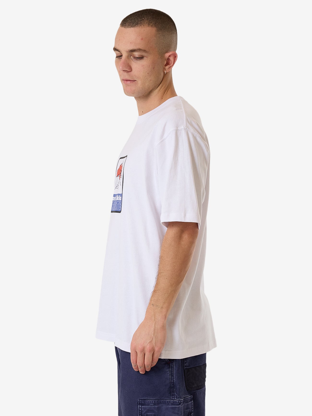 Hard Yakka Create Mens - Redback Oversize Fit Tee - White