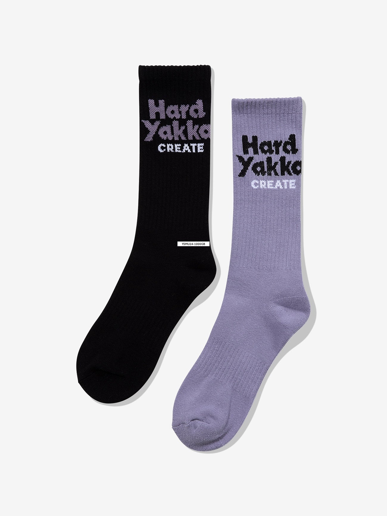 Hard Yakka Create - 2 Pack Socks - Grey Ridge - Black