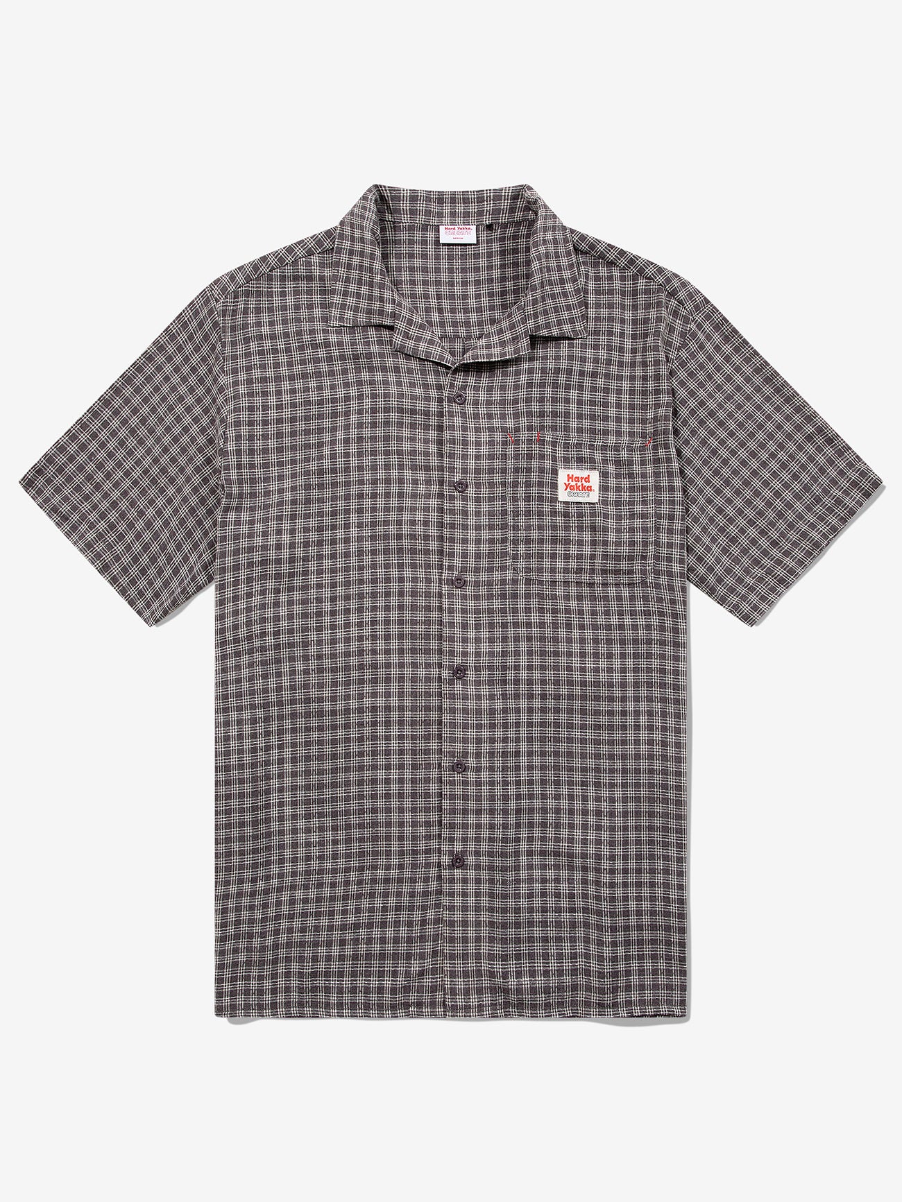 Hard Yakka Create Mens - Short Sleeve Check Shirt - Grey Ridge