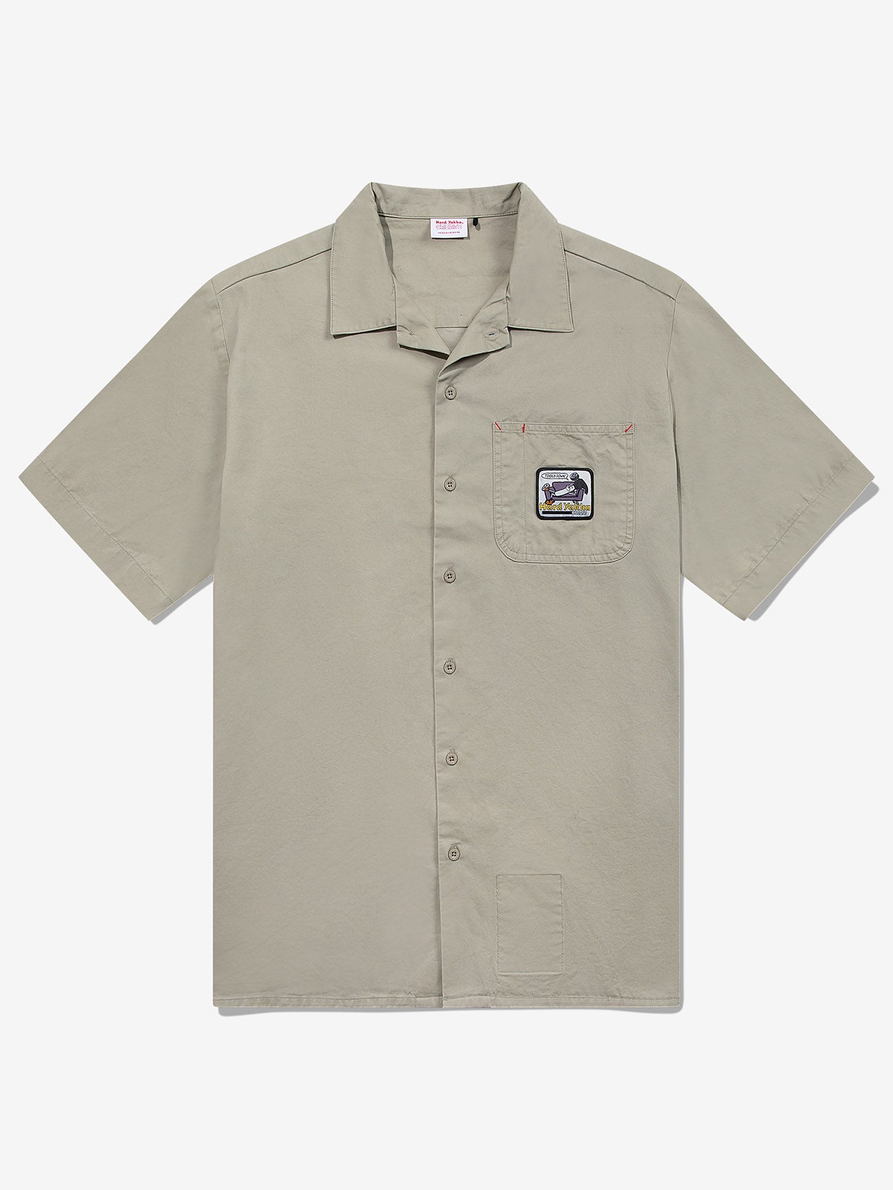 Hard Yakka Create Mens - Tools Down Short Utility Shirt - Plaza Taupe