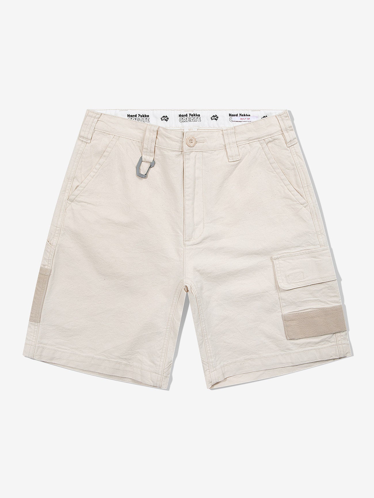 Hard Yakka Create Mens - Built Up Short - Natural